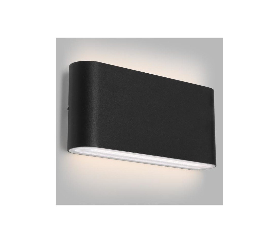 LED2 LED2 - LED Venkovní nástěnné svítidlo FLAT 2xLED/5W/230V IP65 černá