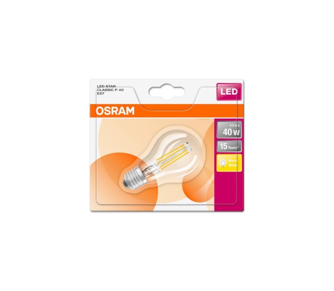 Osram LED Žárovka RETROFIT E27/4W/230V 2700K - Osram