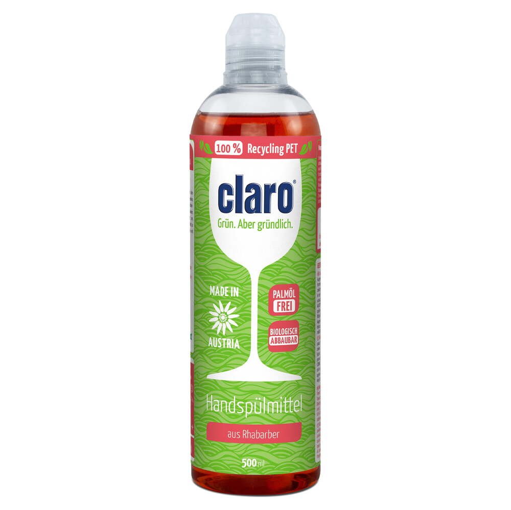 Claro Prostředek Na Mytí Nádobí Rebarb.eko 500ml