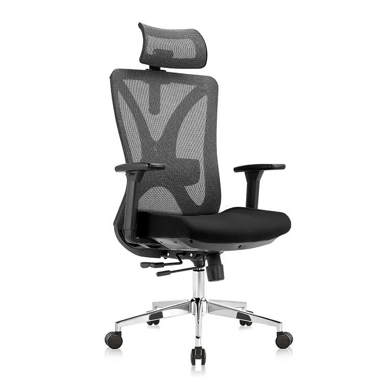 Kancelářská ergonomická židle VERTE X — černá, nosnost 150 kg