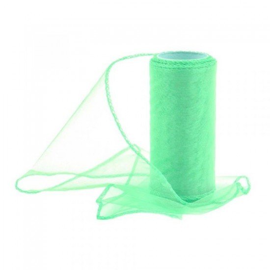 Paper Design Organza 12cm/9m obšitá - mátová - 240027