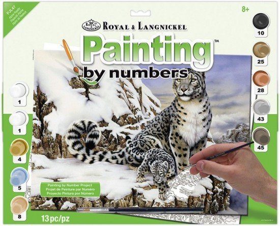 Royal & Langnickel Malování podle čísel 30 x 40 cm - Na sněhu - PJL47
