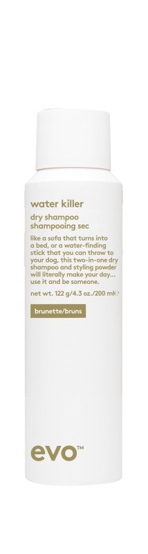 evo Suchý šampon pro tmavé vlasy Water Killer Brunette (Dry Shampoo) 200 ml