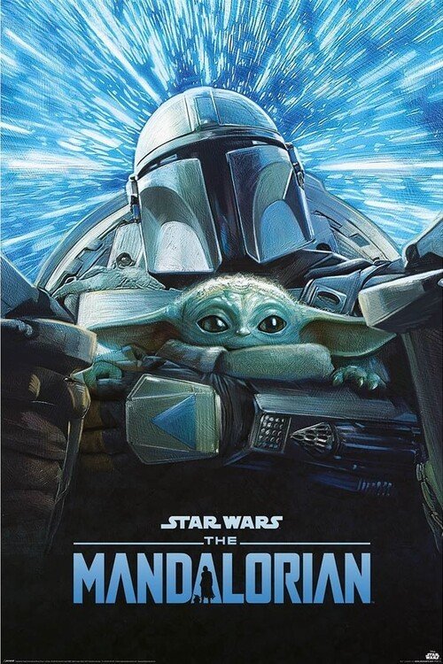 PYRAMID INTERNATIONAL Plakát, Obraz - Star Wars: The Mandalorian S3 - Lightspeed, (61 x 91.5 cm)