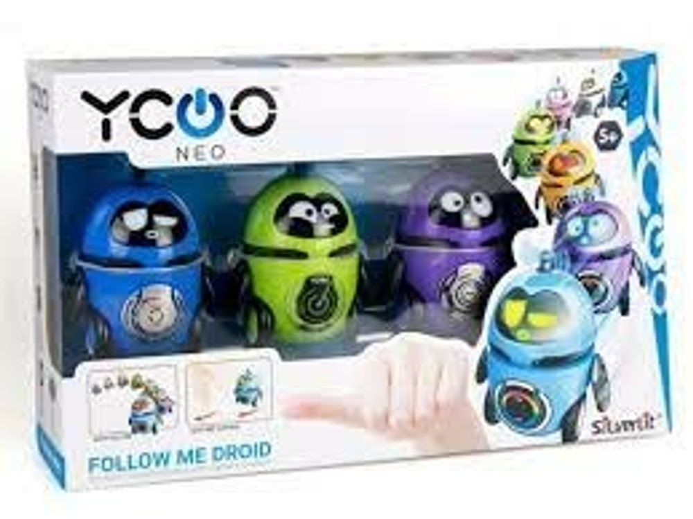 Alltoys Figurka Droid Follow me jezdící se zvukem 10 cm 3 ks