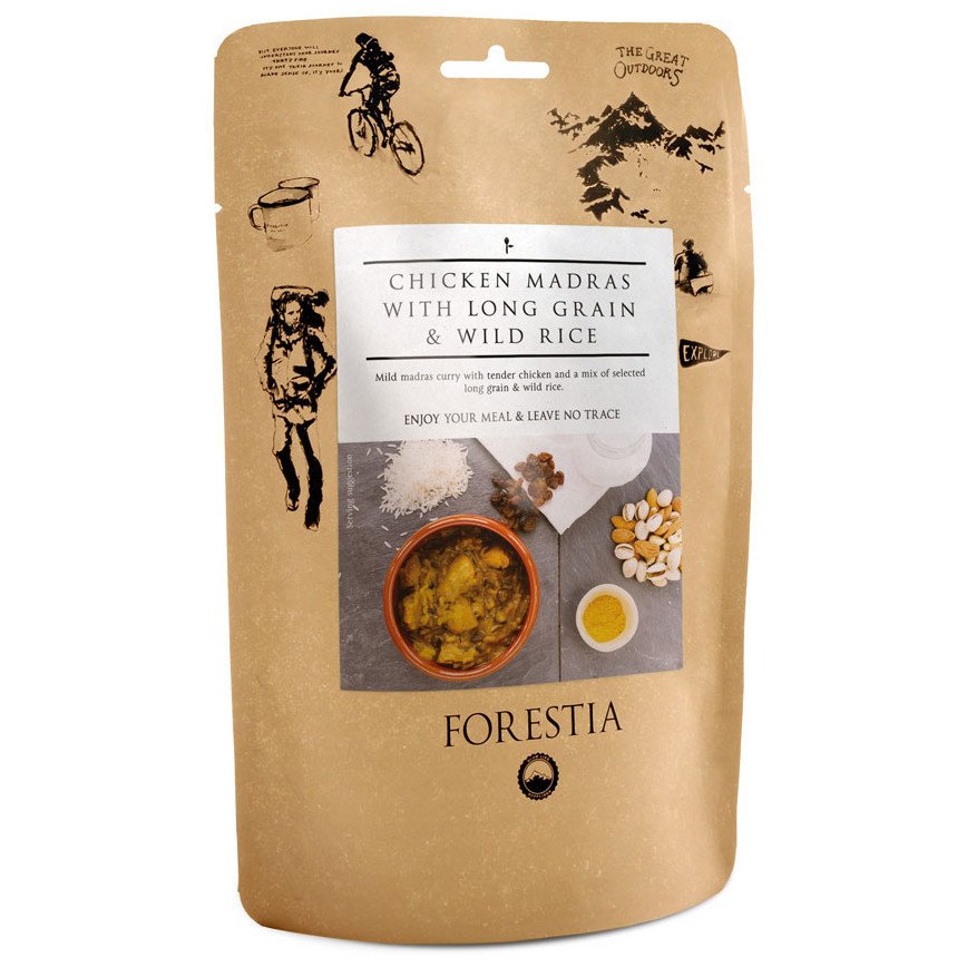Hotové jídlo Forestia Kuřecí Madras s dlouhozrnnou a divokou rýží