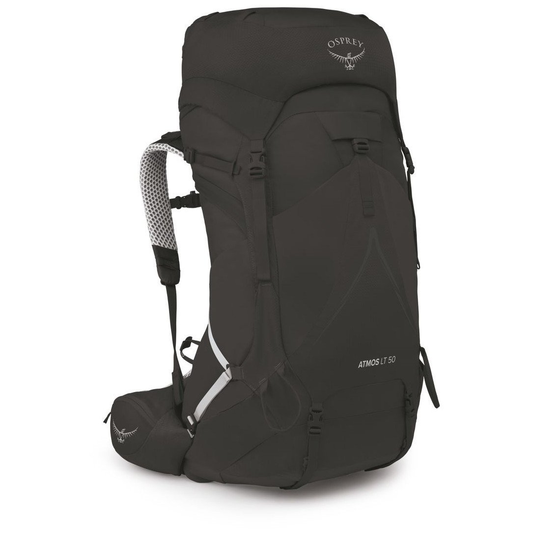 Turistický batoh Osprey Atmos Ag Lt 50 Velikost zad batohu: S/M / Barva: černá