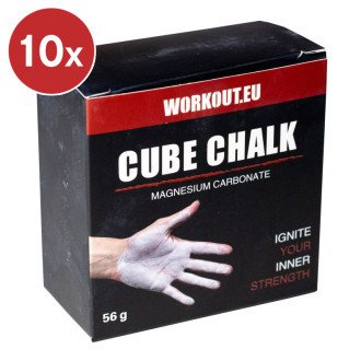 Workout Magnésium kostky 10 ks Chalk Block WORKOUT WOR404