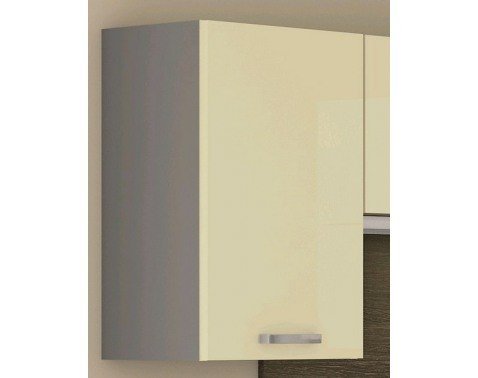 Horní kuchyňská skříňka Karmen 40G, 40 cm, šedá/krémová