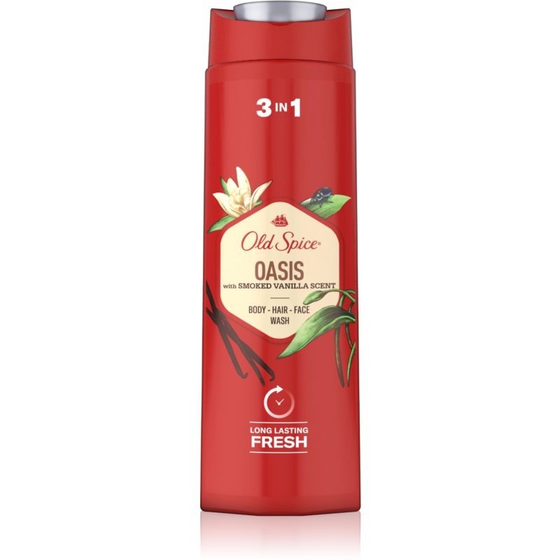 Old Spice Oasis sprchový gel pro muže 3 v 1 400 ml