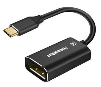 PremiumCord adaptér USB-C na DisplayPort DP1.4 8K@60Hz a 4k@120Hz ku31dp10