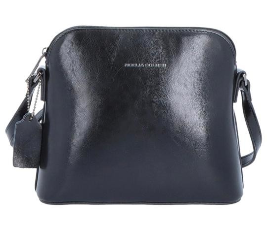 Noelia Bolger Dámská kožená crossbody kabelka NB0078 black