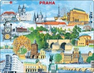 Puzzle - pohlednice Praha