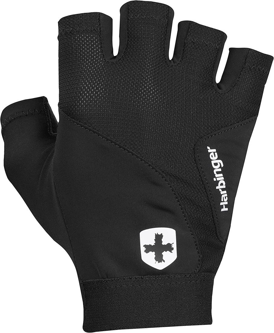 Harbinger Flexfit 2.0 Black, unisex fitness rukavice, Velikost L