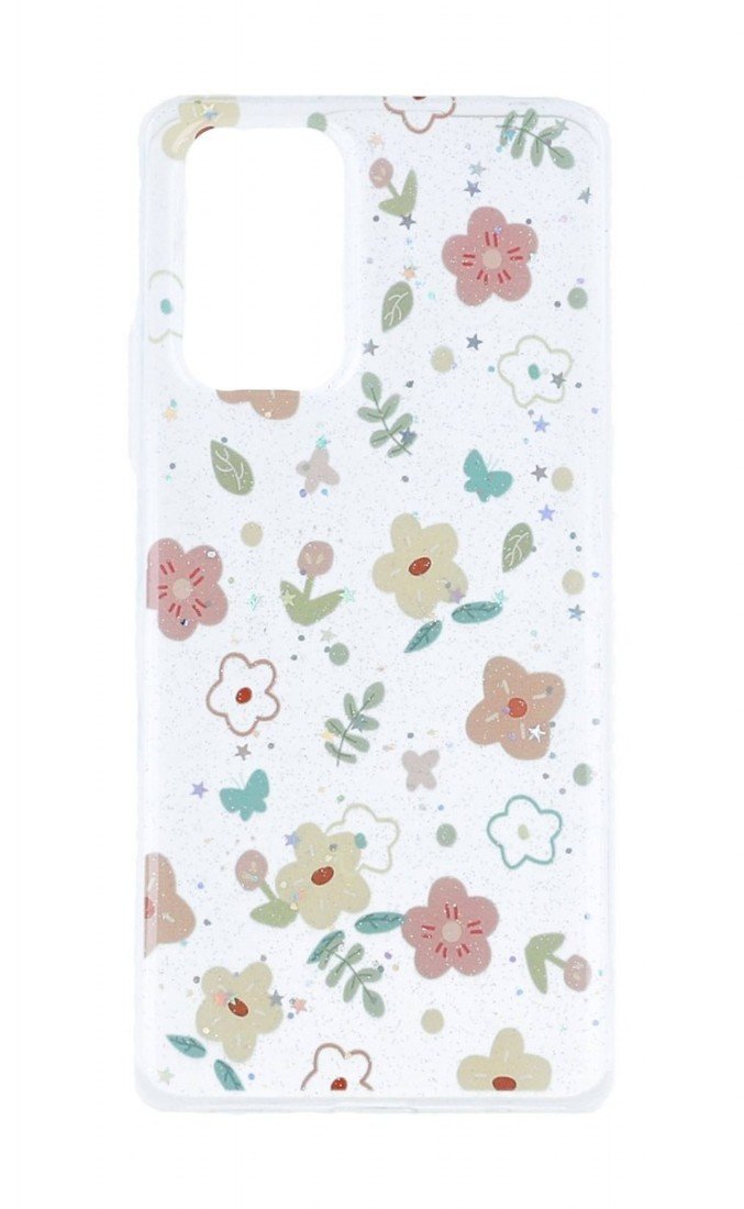 Kryt TopQ Glitter Xiaomi Redmi Note 10 Pro Květinový mix 94635
