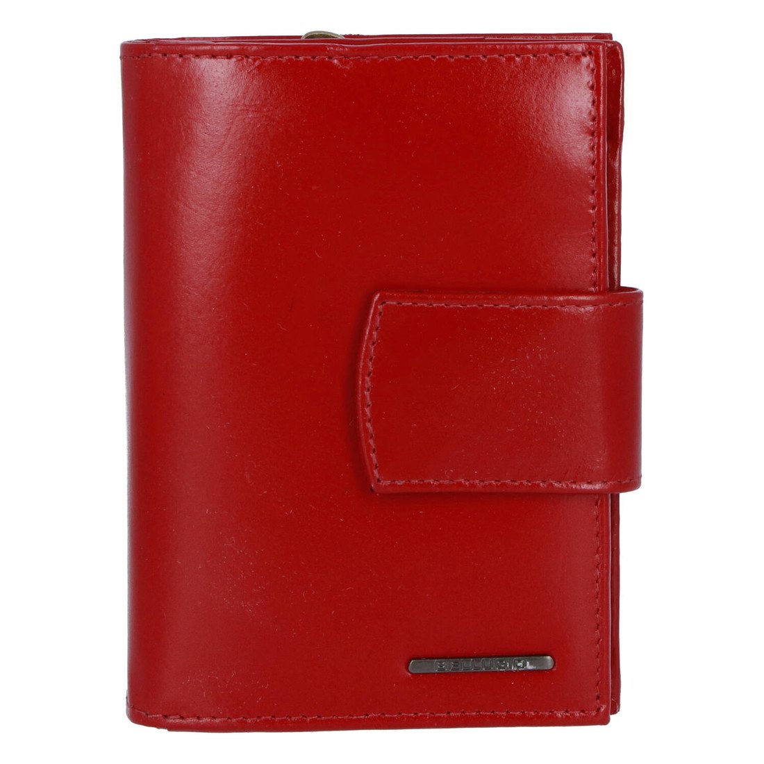 Pěkná dámská kožená peněženka Sindy, červená