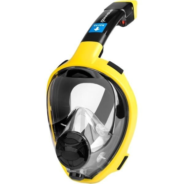 Finnsub LOOK Celoobličejová šnorchlovací maska, žlutá, velikost L/XL
