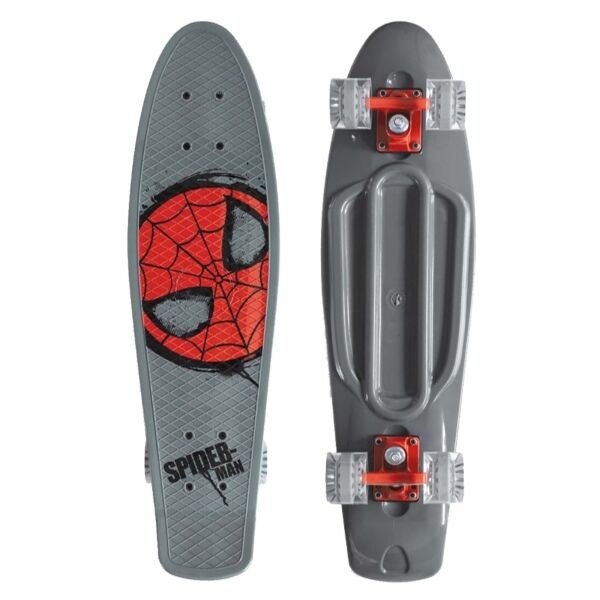 Disney SPIDERMAN Skateboard, šedá, velikost UNI