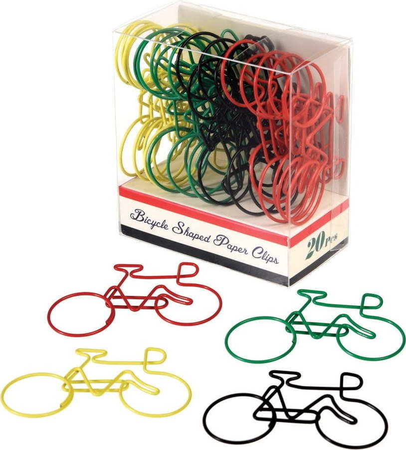 Kancelářské svorky v sadě 20 ks Le Bicycle – Rex London