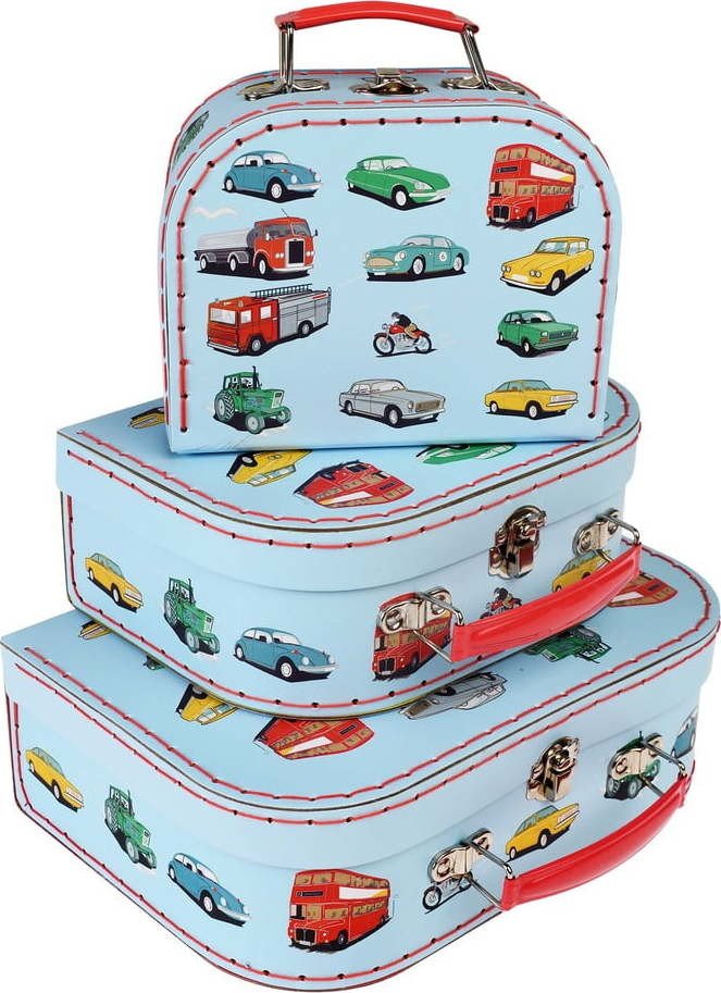 Dětské kufříky v sadě 3 ks Road Trip – Rex London