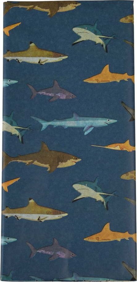 Hedvábné papíry v sadě 10 ks Sharks – Rex London