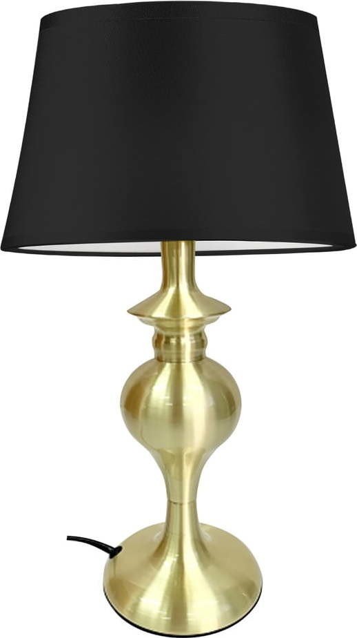 Stolní lampa v černo-zlaté barvě (výška 40 cm) Prima Gold – Candellux Lighting