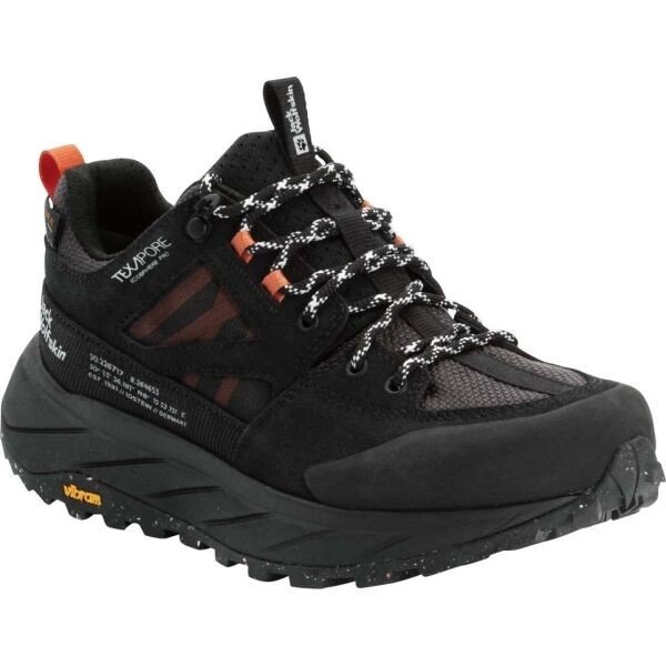 Jack Wolfskin TERRAQUEST TEXAPORE LOW W Dámská treková obuv, černá, velikost 36