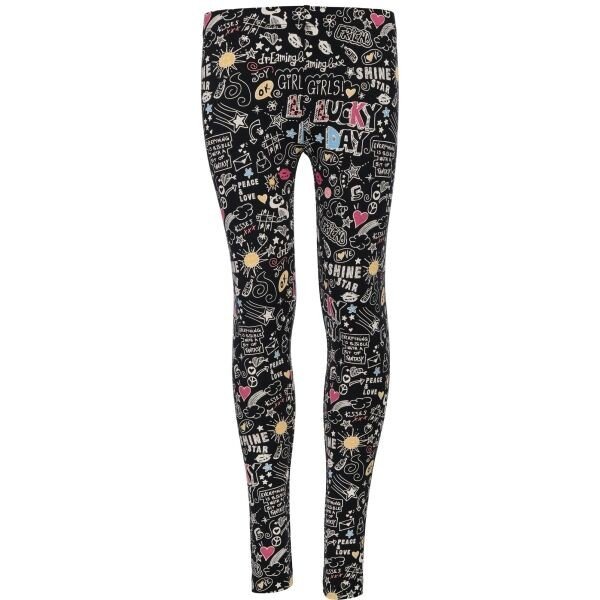 Lewro YEDDA Dívčí legíny, černá, velikost 164-170