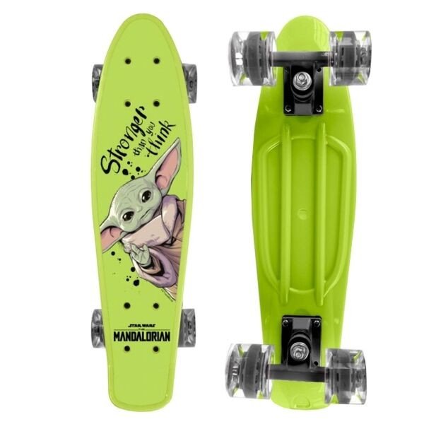 Disney GROGU Skateboard (fishboard), světle zelená, velikost UNI