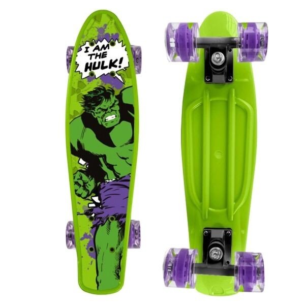 Disney HULK Skateboard (fishboard), zelená, velikost UNI