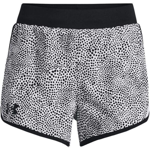 Under Armour FLY BY PRINTED SHORT Dívčí šortky, černá, velikost M