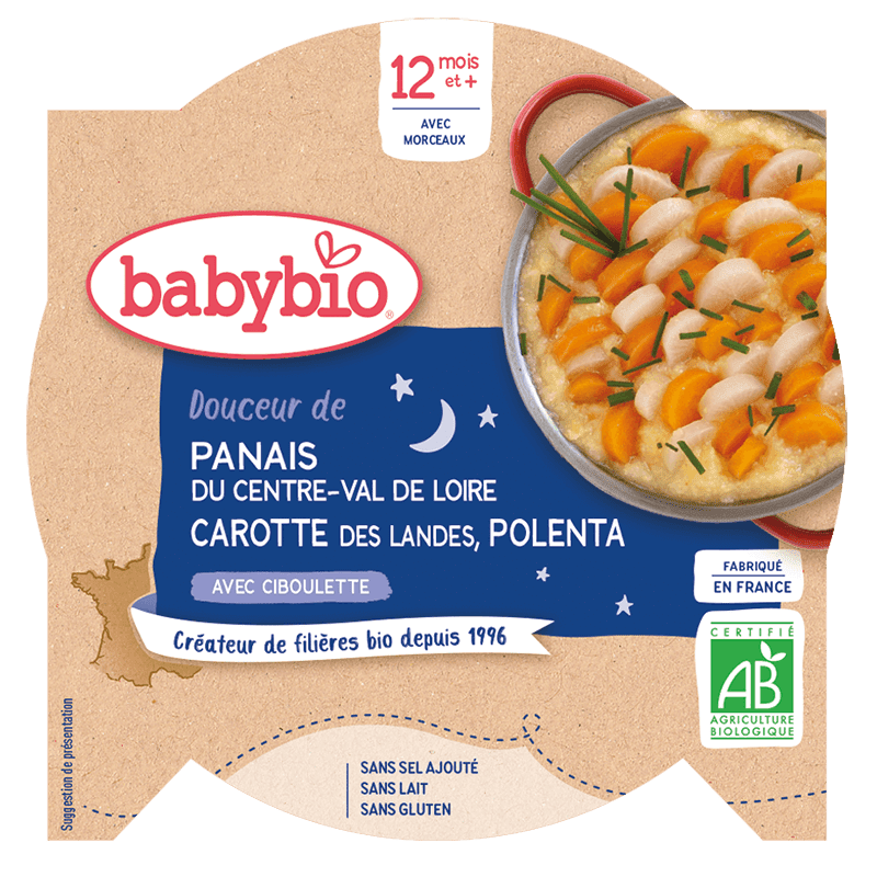 Babybio pastinák, mrkev a polenta 230 g