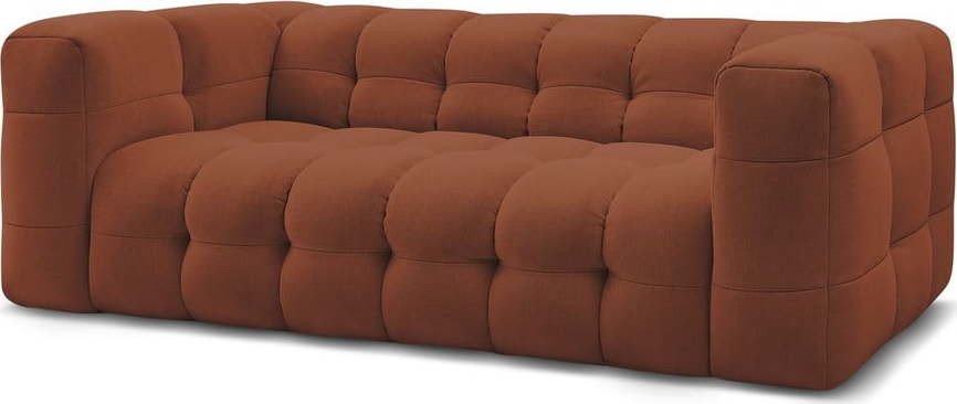 Pohovka v cihlové barvě 232 cm Cloud – Bobochic Paris