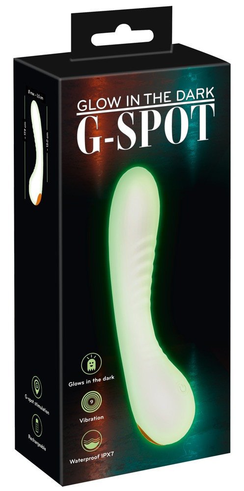 You2Toys Glow in the dark - fluorescent G-spot vibrator (white)