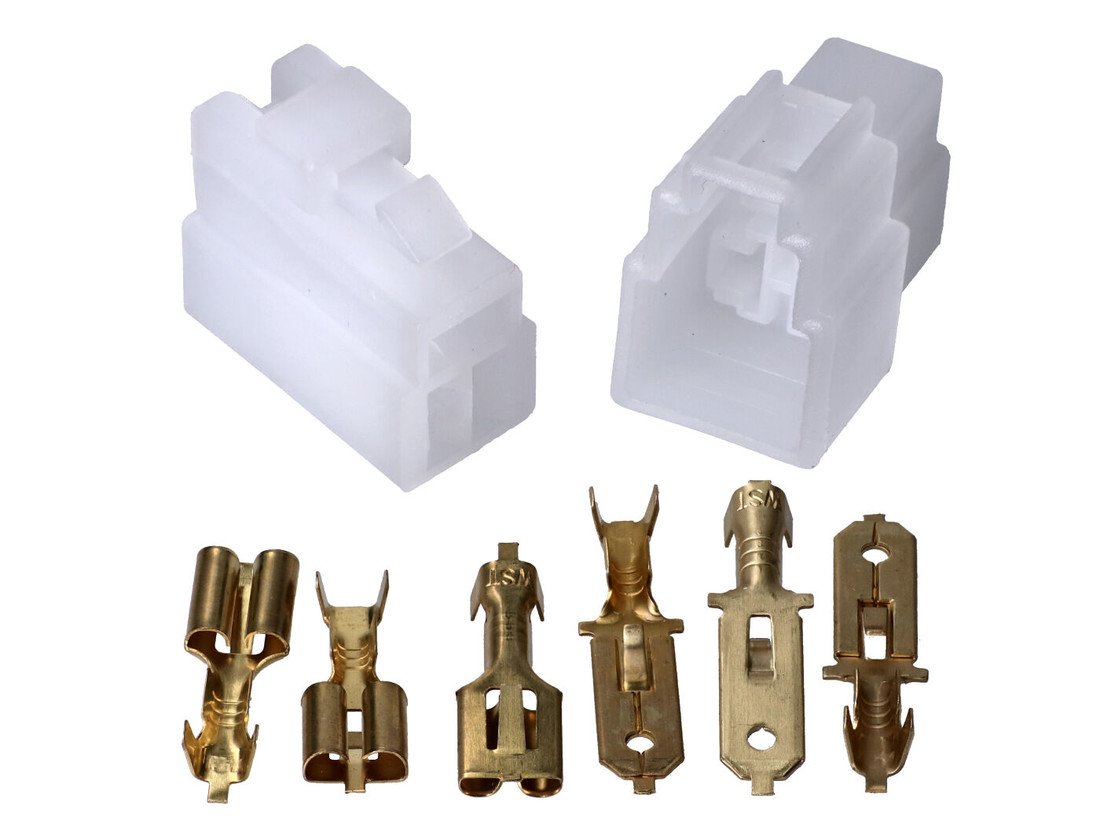 Diverse / Import Sada konektoru 3-PIN 6,3mm 42693