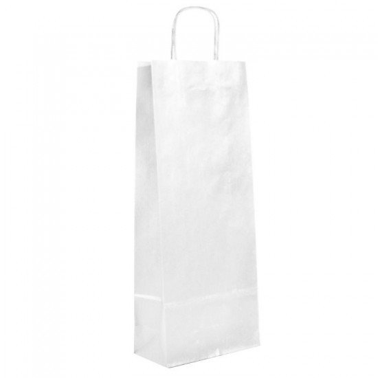 Paper Design Papírová taška - přírodní - bílá - na láhev - 154082