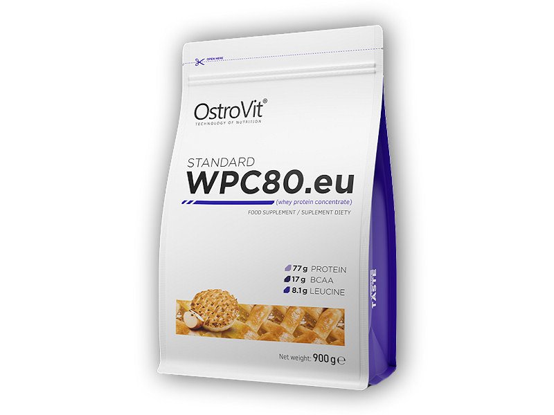 PROTEIN Ostrovit Standard WPC 80.eu protein 900g Varianta: bílá čokoláda