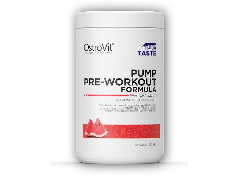 Ostrovit Pump preworkout formula 500g Varianta: višeň