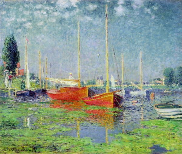 Claude Monet Claude Monet - Obrazová reprodukce Argenteuil, c.1872-5, (40 x 35 cm)