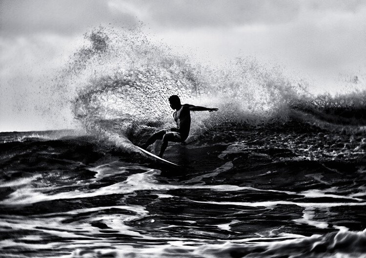Yu Cheng Umělecká fotografie Surf at Hawaii, Yu Cheng, (40 x 26.7 cm)