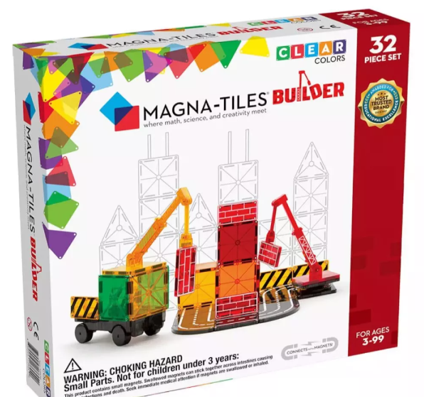 Magnetická stavebnice Builder 32 dílů - Magna-Tiles