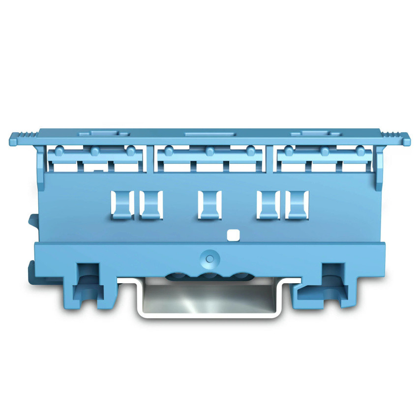 Wago modrý držák 221-500/000-006 otevíracích svorek na lištu DIN