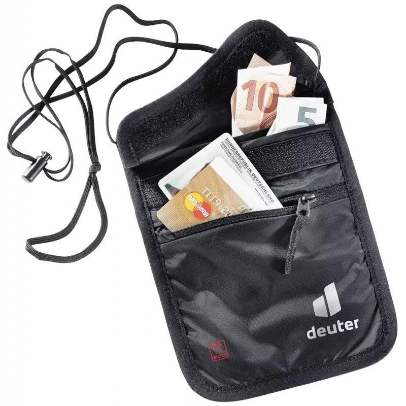 Deuter Security wallet II RFID BLOCK Černá