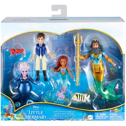 Mattel TLM SADA 6KS MALÝCH PANENEK: MALÁ MOŘSKÁ VÍLA S KAMARÁDY