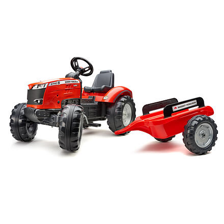 FALK Šlapací traktor Massey Ferguson S8740 - červený