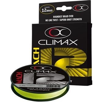 Přívlačová šňůra Climax Mach 12 fluo-yellow 135m/0,09mm/4,9kg