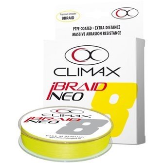 Přívlačová šňůra Climax iBraid NEO yellow 135m/0,08mm / 4,9kg