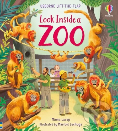 Look Inside a Zoo - Minna Lacey, Maribel Lechuga (ilustrátor)