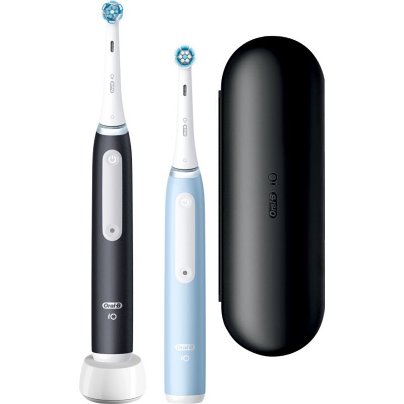 2x Elektrický zubní kartáček Oral-B iO Series 3 Duo Black/Blue