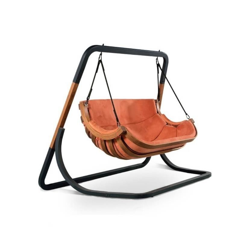 Asko a.s. Houpačka ALPHA dvoumístná terracota (FSC 100%)